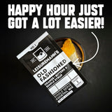 Leisuremann's Old Fashioned Single Serve Cocktail Mixer - Cocktail or Mocktail Powders Designed to Make Happy Hour Easier - All Natural - Low Sugar