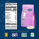Lundberg Jasmine Rice, Long Grain White Rice - Non-Sticky, Fluffy Aromatic Rice, Sustainably Grown in California, Pantry Staples, 32 Oz