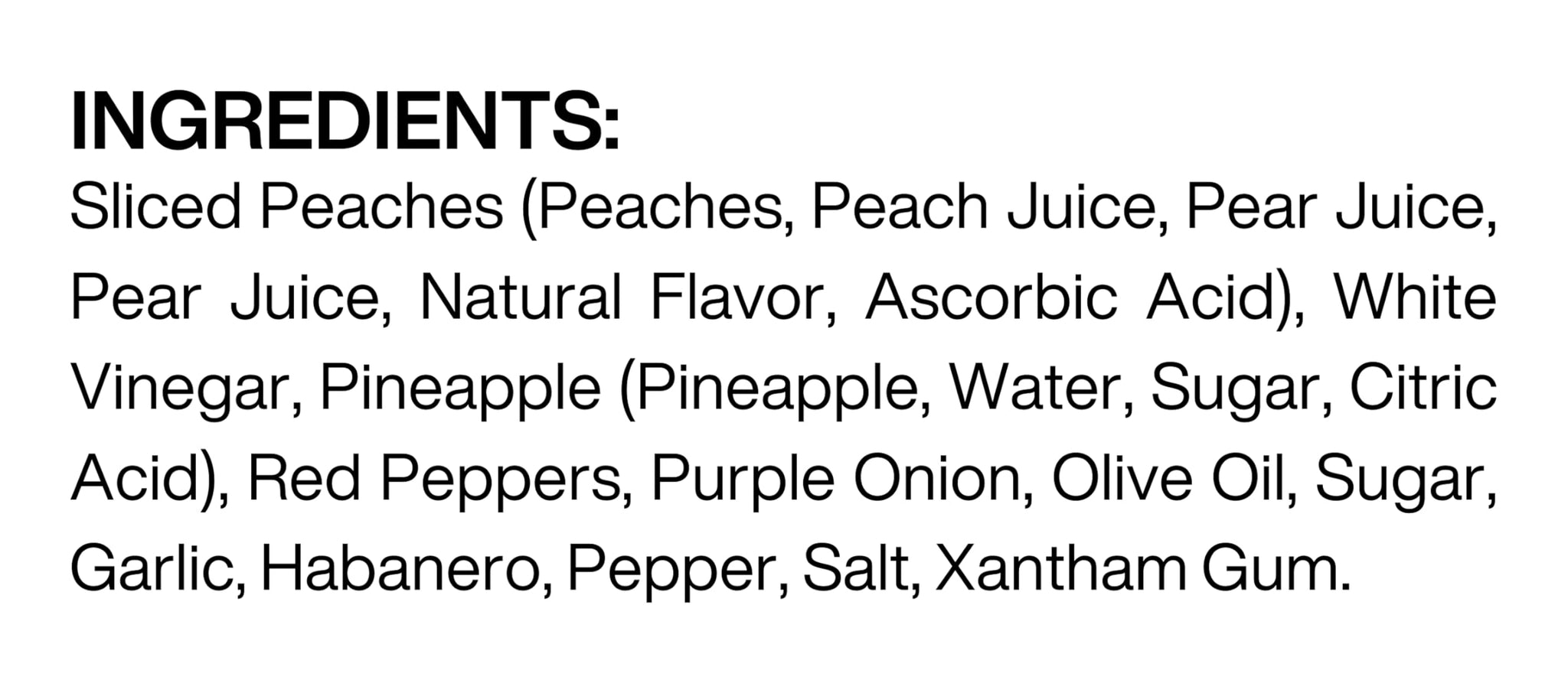 Buc-ee's Brand Hot Sauce (Peach Habanero)