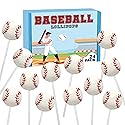 Baseball Candy Lollipops - Bulk Individually Wrapped Suckers - Great for Baseball Party Favors - Baseball Goodie Bags - Softball Team Treats - Fan