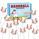 Baseball Candy Lollipops - Bulk Individually Wrapped Suckers - Great for Baseball Party Favors - Baseball Goodie Bags - Softball Team Treats - Fan