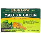 Bigelow, Matcha Green Tea with Turmeric, 18 Tea Bags