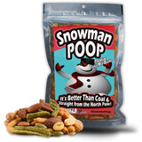Snowman Poop Trail Mix - Holiday Food Gifts for Teens and Adults - Gourmet Trail Mix, Funny Stocking Stuffer, Made in the USA