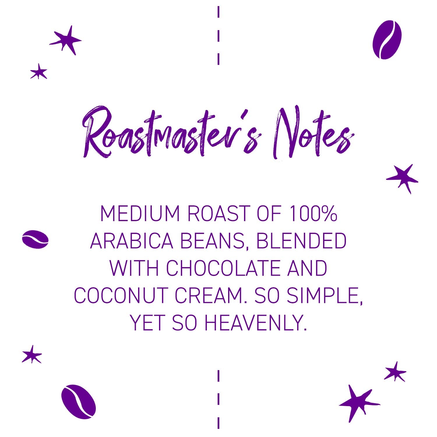 Joffrey's Coffee - Angel's Kiss, Flavored Coffee, Artisan Medium Roast, Arabica Coffee Beans, Chocolate & Coconut Cream Flavor, K-Cup 2.0 Compatible