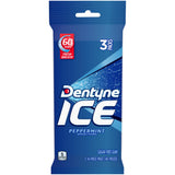 Dentyne Ice Peppermint Sugar Free Gum, 3 Packs of 16 Pieces (48 Total Pieces)