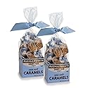AvenueSweets - Handcrafted Dairy Free Vegan Individually Wrapped Soft Caramels - 2 x 5.2 oz Boxes - Sea Salt