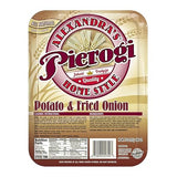 Alexandra's Pierogis 14 oz., Pack of 6 (72 Pierogis total) (Potato & Onion)