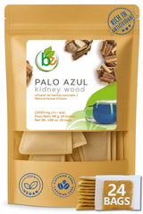 Palo Azul Herbal Tea - 24 Tea Bags - Kidneywood (Blue Stick) Infusion - 100% Natural, Vegan, Non-GMO - Authentic Mexican Tradition - Caffeine-Free