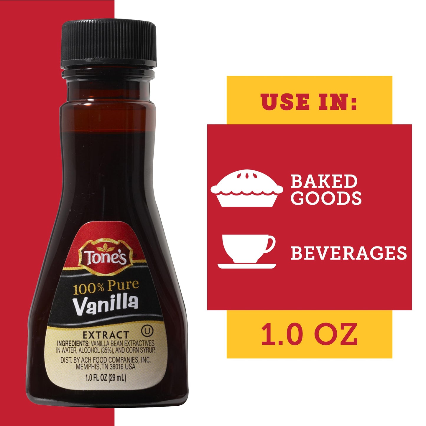Tone's Vanilla Extract, 1.00 Ounces