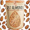Roastery Coast - Daily Nuts Just Roasted Almonds | Almonds Bulk 3 LB | Unsalted Nuts| Slow Dry Roasted | Steam Pasteurized | Plant Protein | Gluten