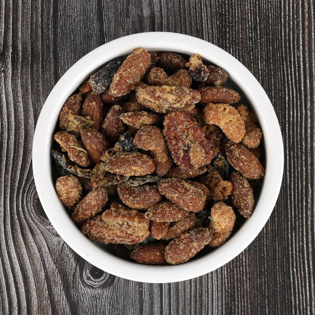 BobbySue's Nuts - Nuts Over Olives Style - All Natural Gourmet Nut Mix of Almonds, Cashews, Pecans (32 Ounce (Pack of 1))