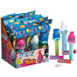 Fun Express - Trolls Pez Dispensers for Party - Edibles - Hard Candy - Dextrose - Party - 12 Pieces