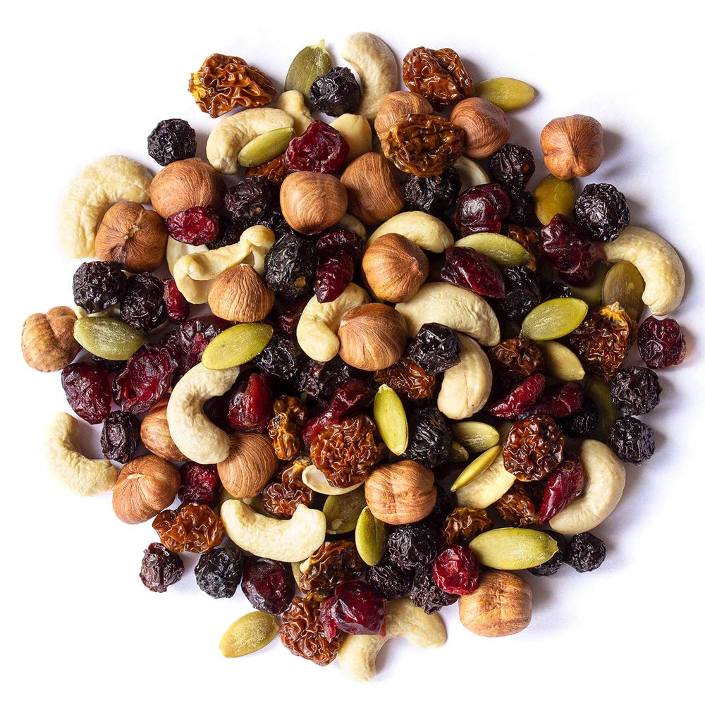 Food to Live - Organic Snack Mix, 12 Ounces - Raw Nuts and Berries with Pumpkin Seeds, Non-GMO, Non-Irradiated, Kosher, Vegan Superfood, Bulk, Great