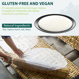 Soeos Rice Paper, 3 Pack, 102 Sheets, Round, 22cm