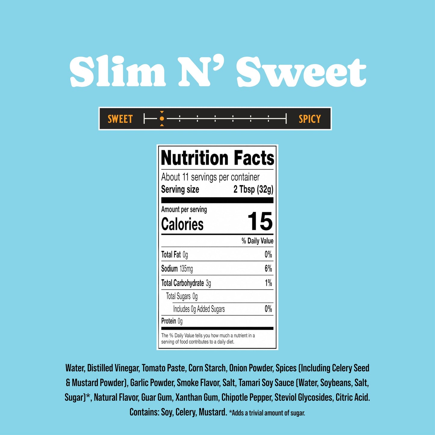 Rufus Teague Sugar-Free BBQ Sauce Slim N' Sweet, Non-GMO, 12.25 oz, 2-Pack
