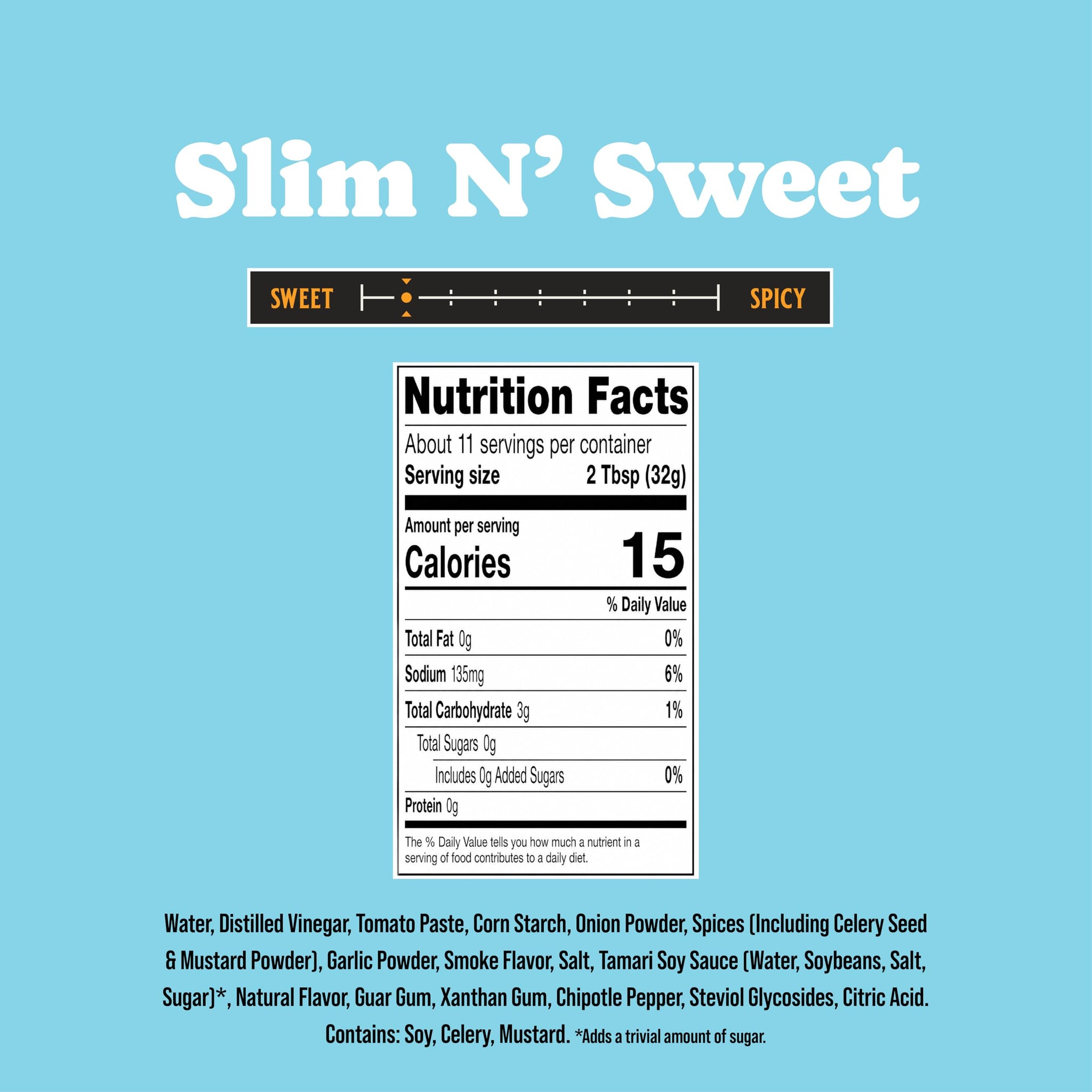 Rufus Teague Sugar-Free BBQ Sauce Slim N' Sweet, Non-GMO, 12.25 oz, 2-Pack