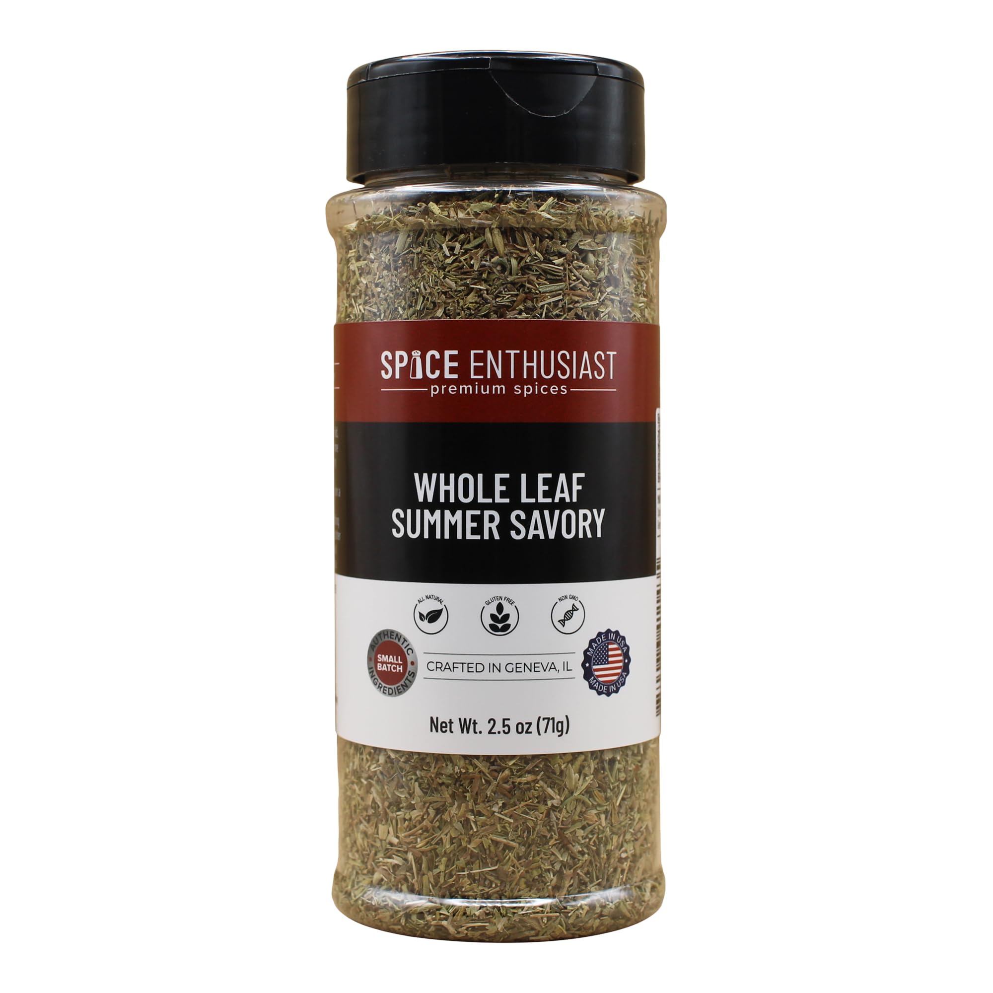 Spice Enthusiast Whole Leaf Summer Savory - 2.5 oz