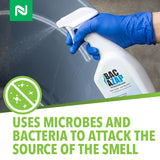 Nisus Bac-Azap Odor Eliminator, Ready-to-Use Bio-Sanitization Liquid, Neutralizes Organic Waste Odors, Safe for Plumbing, 1 Gallon