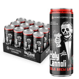 Bones Coffee Company Holy Cannoli Latte Baked Cannoli Flavored Coffee, Medium Roast Ready To Drink Iced Coffee in Can, 11 Fl Oz Can (12 Pack)