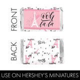 Paris Birthday Candy Bar Wrappers, Eiffel Tower, 42 Count