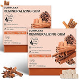 Remineralizing Chewing Gum with Hydroxyapatite, Xylitol - Enamel Protection, Fresh Breath Oral Health, No Aspartame, Dyes, Gluten, Sugar Free, Natural