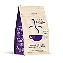 Coffee Bean Direct Organic Fair Trade Ethiopian Yirgacheffe, Whole Bean Coffee, Arabica Coffee, Light Roast, 1 Pound Bag (Pack of 1)
