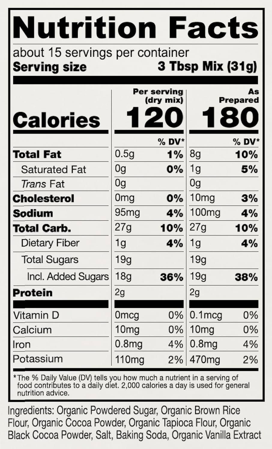 Anthony's Organic Brownie Mix,1 lb, Gluten Free, Dairy Free, Non GMO, Rich & Fudgy