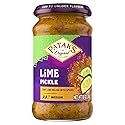 Patak’s Medium Lime Pickle - Authentic Indian Pickle Relish w/Lime Dices, Mustard Seeds & Aromatic Spices - Perfect for Sandwiches, Curries & Cold