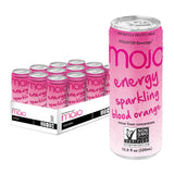 MOJO Energy Sparkling Blood Orange | Hydration Drink & Sports Drink | Electrolytes Beverage | Vitamin B & C | Hydration Drink for Skin & Body | Pre