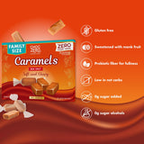 ChocZero Sugar Free Caramels - Keto Caramel Candy - All Natural, Classic Candies - Low Carb Snack (9oz Box)