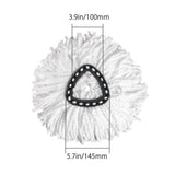 4 Pack Spin Mop Replacement Heads, Microfiber Spin Mop Refills, Easy Cleaning Mop Replace Heads for Floor Cleaning