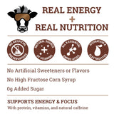 Dr. Cal’s Chocolate Milk Energy Drink - 150mg Natural Caffeine - 0g Added Sugar - Lactose Free - 12 Pack