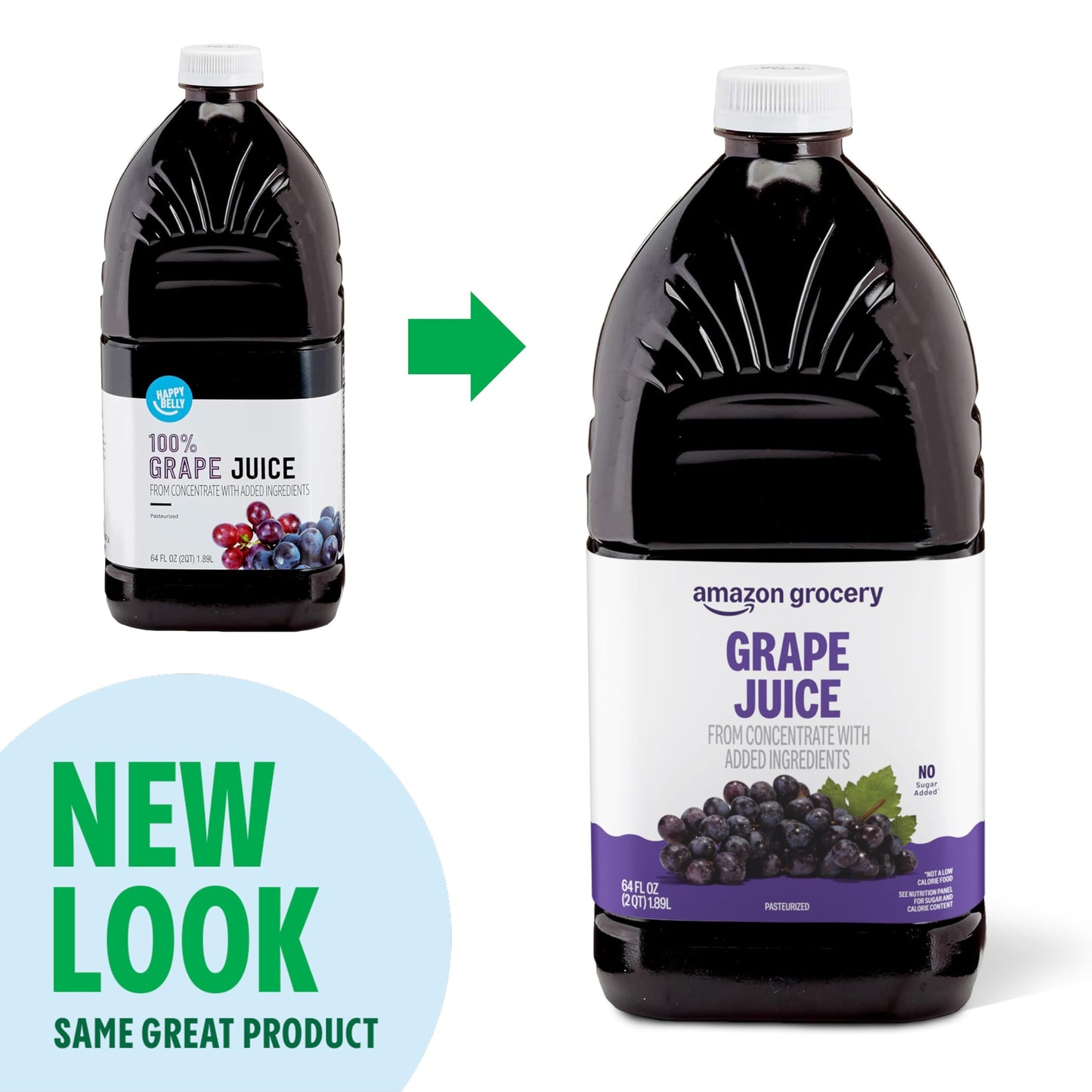 Amazon Grocery, Grape Juice, 64 Fl OZ