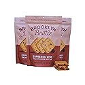 Brooklyn Brittle Espresso Chip Italian Cookie Brittle - Crunchy Coffee-Flavored Gourmet Snack - Handmade Baked Treats - Perfect for Dunking, Snacking