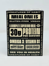 Kreatures of Habit MEAL ONE | Overnight & Instant Oats Superfood Protein Meal Replacement | Gluten Free, Dairy Free, 30g of Plant Based Protein