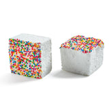The Marshmallow Shop Birthday Cake Gourmet Marshmallows (6 Count) - Handcrafted Cake Batter Marshmallows with Sprinkles, Artisanal Candy Treat