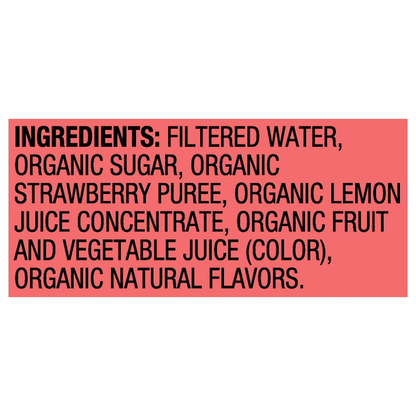 Santa Cruz Organic Strawberry Lemonade Juice, 32 Ounce - 12 per case.