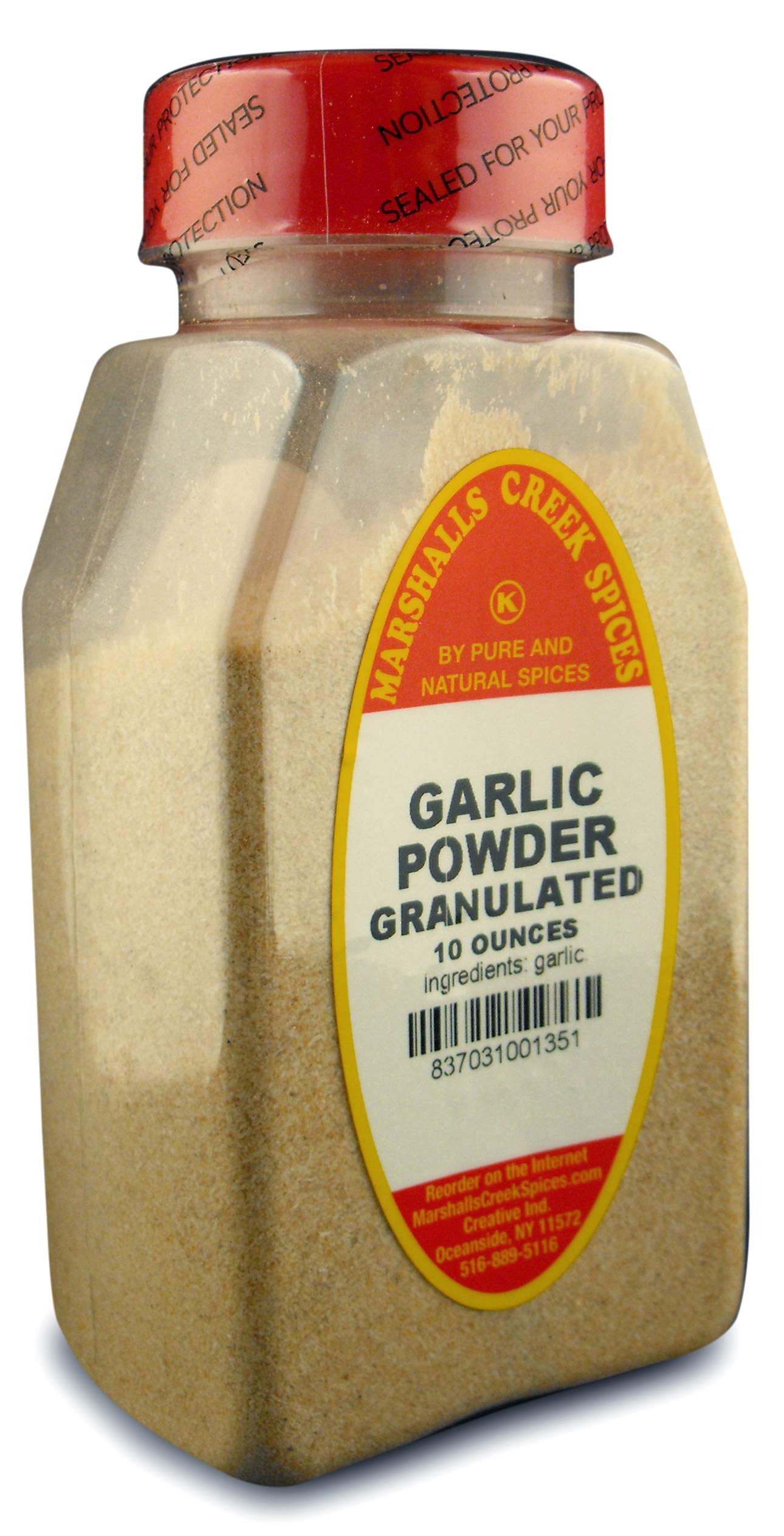 Marshall’s Creek Spices Granulated Powder Seasoning, New Size, Garlic, 10 Ounce
