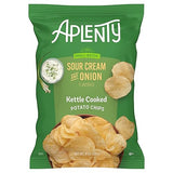 Aplenty Sour Cream and Onion Kettle Cooked Potato Chips, 8 Oz