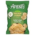 Aplenty Sour Cream and Onion Kettle Cooked Potato Chips, 8 Oz