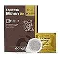 Dongio Caffe Milano Light Roast ESE 44mm Coffee Pods - 50 Count | Italian Espresso Pods, Intensity 6/10, Smooth Aroma, Rich Crema, Roasted in Italy