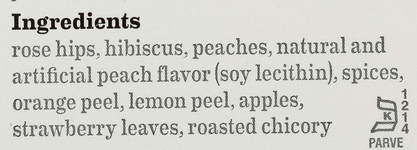 Bigelow Tea Tea - Peach - Case of 6 - 20 BAG