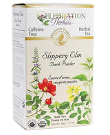 Celebration Herbals Slippery Elm Bark Powder Loose Pack Tea Caffeine Free, 40g
