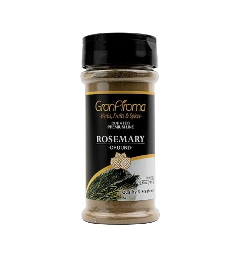 GranAroma Ground Rosemary, Sweet & Savory Flavor, Versatile Spice (2.6 Ounce)