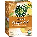 Traditional Medicinals Organic Ginger Aid Herbal Tea, Promotes Healthy Digestion, (Pack of 1) - 16 Tea Bags