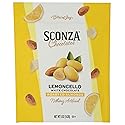 Sconza Lemoncello Chocolate Covered Almonds Roasted Almond Covered in White Chocolate and Lemon Creme Candy |5 Oz | Gift Snack (Pack of 1)