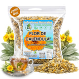 Calendula Herbal Tea - 4 oz (113 g) - Dried Marigold Flower Petals (Flores de Caléndula) - Loose Leaf Herbal Te, Culinary & Topical Use - Wildcrafted