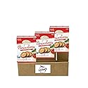 All Natural Bite Size Bruschetta Toast Crackers Bruschettini Vegan Chips (4.23oz 3PACK, Tomato & Basil)