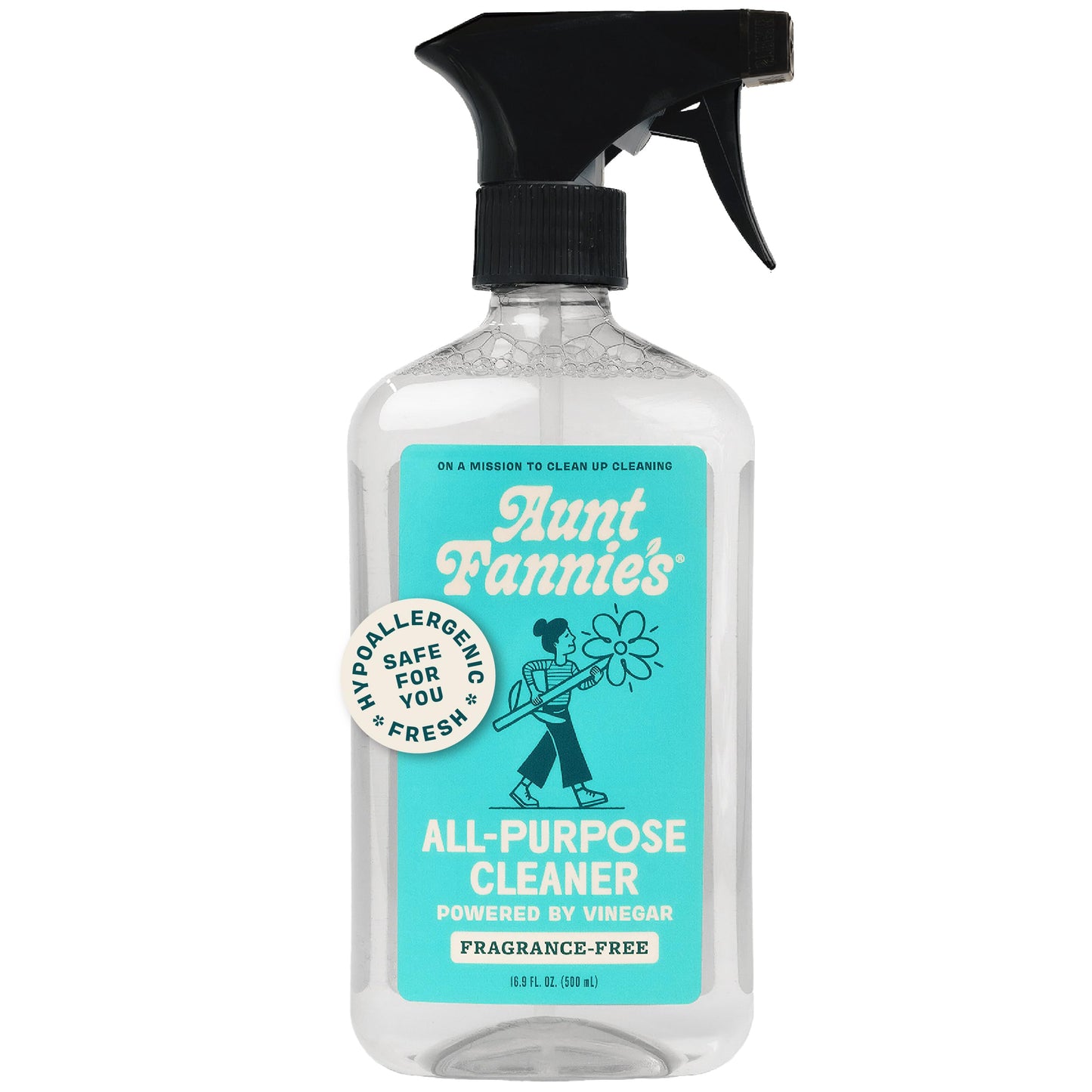 Aunt Fannie's All Purpose Household Cleaner, Multi-Surface Spray Cleaner, Powered by Vinegar for Kitchen, Bath, Windows and Countertops, Fragrance