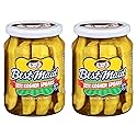 Best Maid Products - 24 Ounce Glass Jars Baby - Dill, Kosher, Hamburger Slices, Garlic Bites, Habanero Chips, & Xtreme Hot Pickles (2 Pack, Kosher